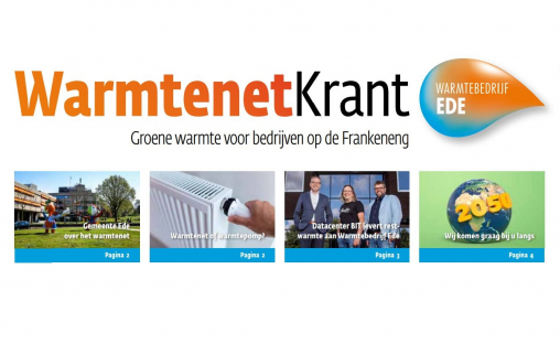 Warmtenetkrant header Warmtebedrijf Ede